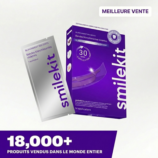 Bandes Blanchissantes Correctrices de Couleur - Smilekit™