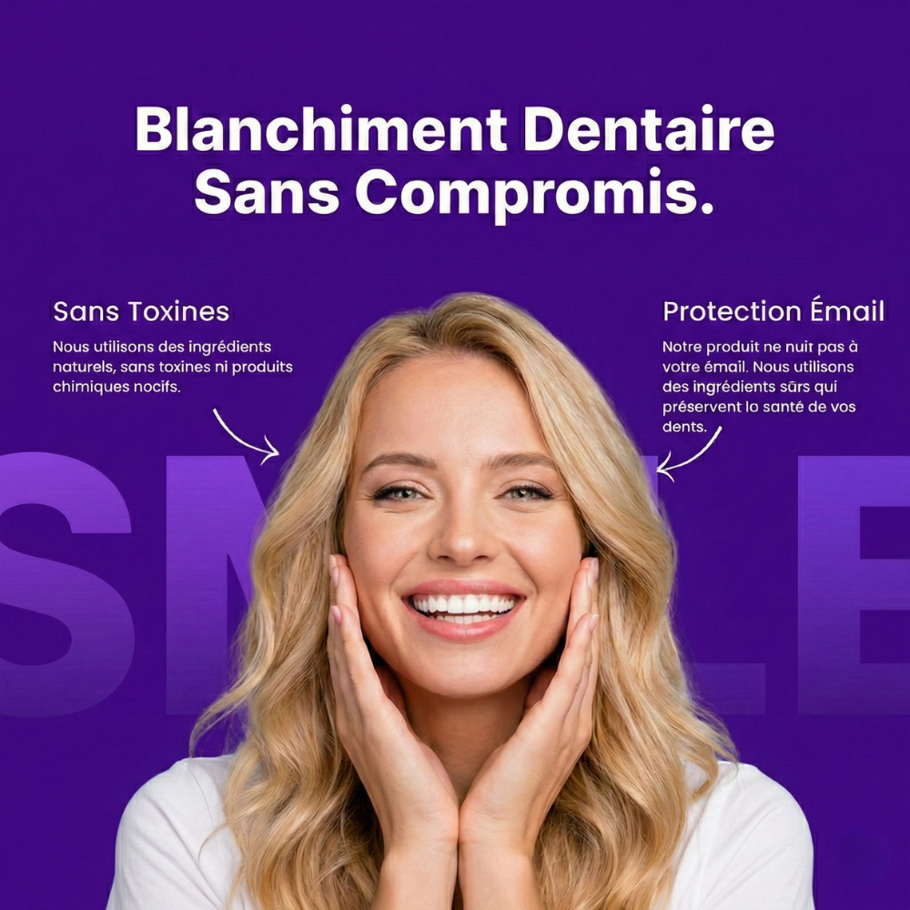 Bandes Blanchissantes Correctrices de Couleur - Smilekit™